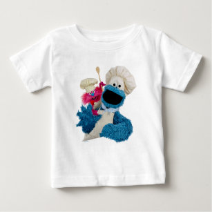 Cookie Monster's Foodie Truck Friends Baby T-Shirt
