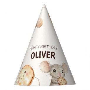 Cookie Mouse Theme Kid Party Paper Hat