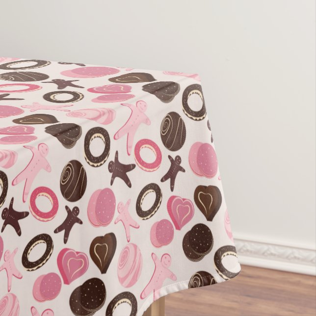 Cookie Party Fun Happy Holidays! Tablecloth (In Situ)