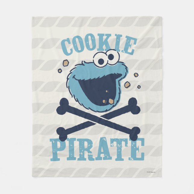 Cookie Pirate 2 Fleece Blanket (Front)