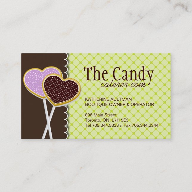 Cookie Pops Business Cards (Front)