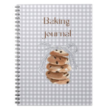 Cookie Recipe Notebook for Home Bakers.