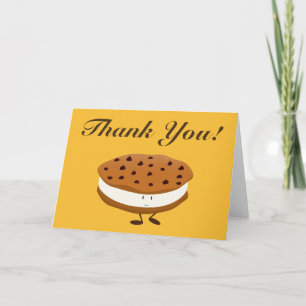 Cookie sandwich thank you card