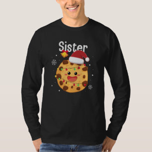 Cookie Sister Santa Family Pajama Matching T-Shirt