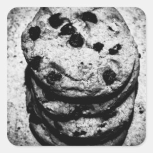 cookie stairs square sticker
