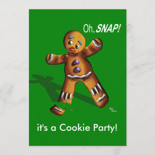 Cookie Swap Christmas Party Invitation