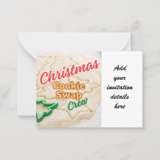 Cookie Swap - Cut Out Cookie Design Card