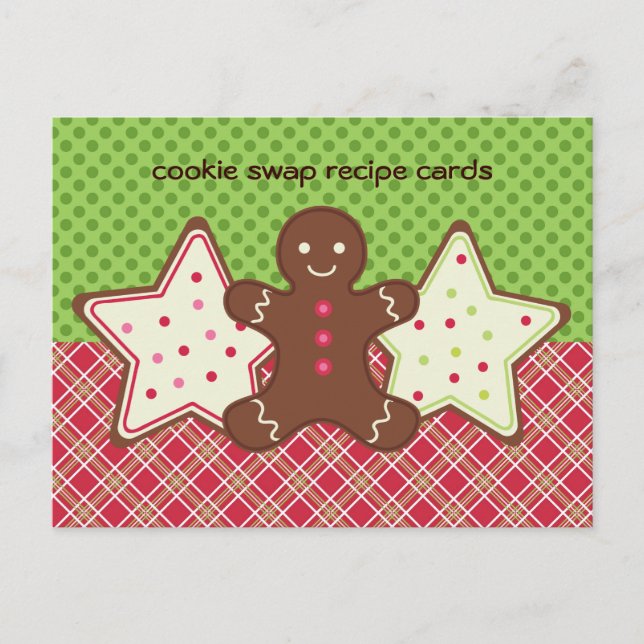 Cookie Swap Recipe Cards (Front)