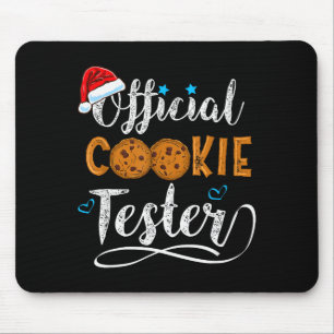 Cookie Tester Christmas Baking Team Mouse Pad