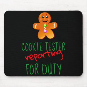 Cookie Tester Kids Hanes Tagless T Shirt Mouse Pad