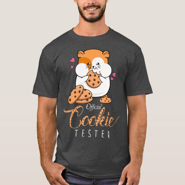 Cookie Tester Shirt Funny Cute Hamster (Front)