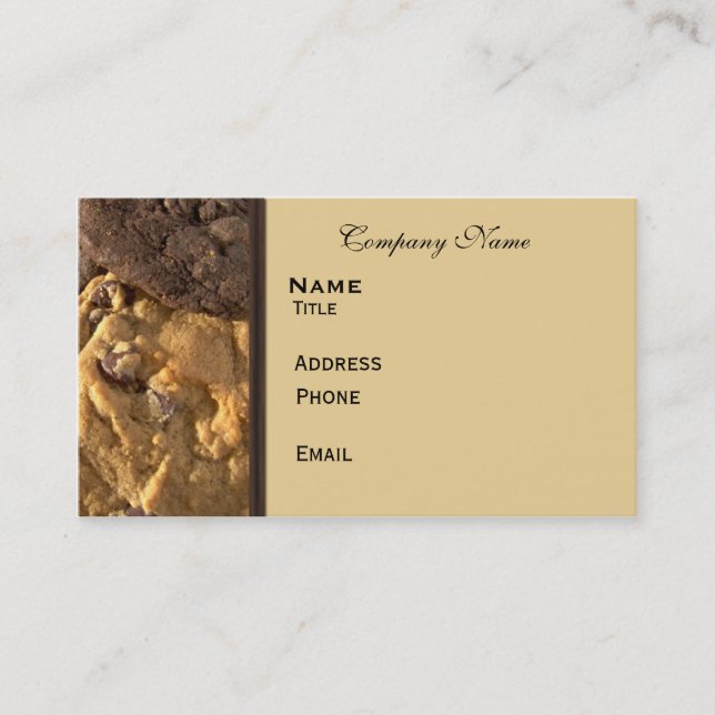 Cookie Time Business Card (Front)