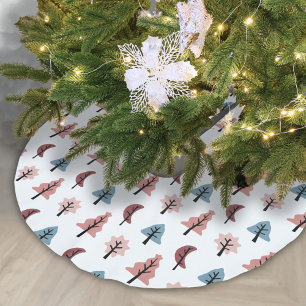 Cookie Tree Pattern Pastel Holiday Brushed Polyester Tree Skirt