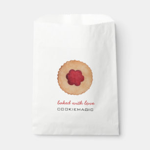 COOKIE watercolor illustrated Holiday Cookie Favour Bags