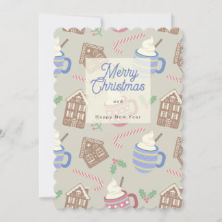 Cookies and chocolate holiday card