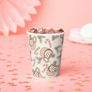 Cookies and Cocoa Birthday Party Paper Cups