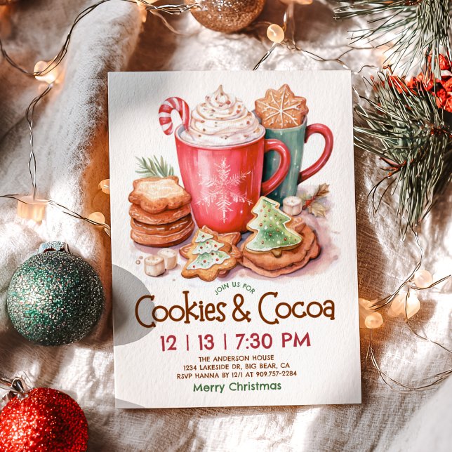 Cookies and Cocoa Christmas Invitation (Creator Uploaded)