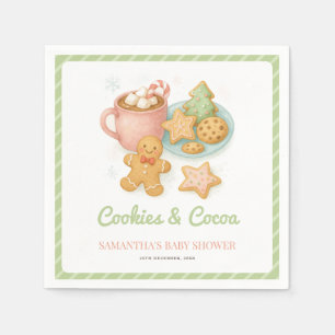 Cookies and Cocoa Winter Baby Shower  Napkin
