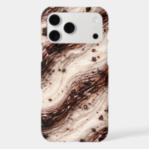 Cookies and Cream Milkshake Marble Texture Design