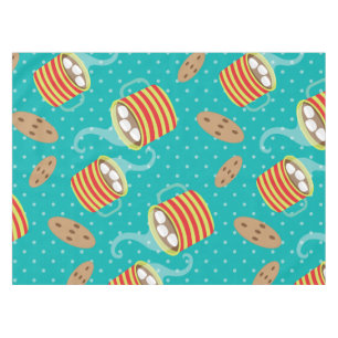 Cookies and Hot Cocoa Holiday Tablecloth