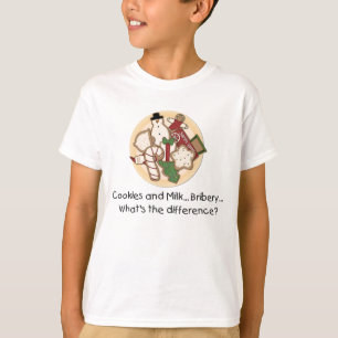 Cookies and Milk...Bribery... Kid's Sweatshirt T-Shirt
