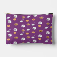 Cookies and milk on purple