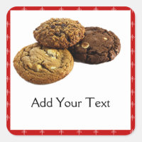 Cookies and Other Delicious Desserts on Red