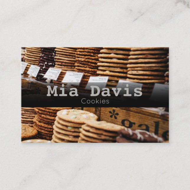 Cookies Baker sales business card (Front)