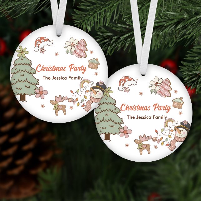 Cookies Christmas Party Ceramic Tree Decoration (Creator Uploaded)