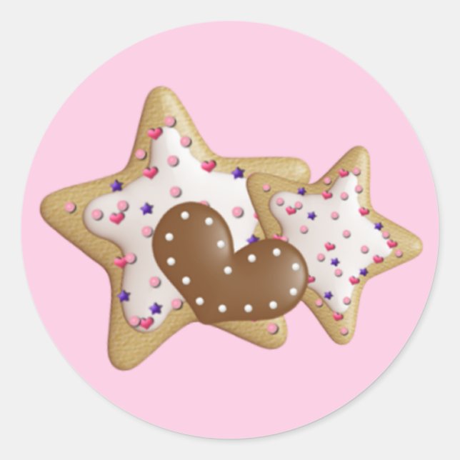 Cookies Classic Round Sticker (Front)