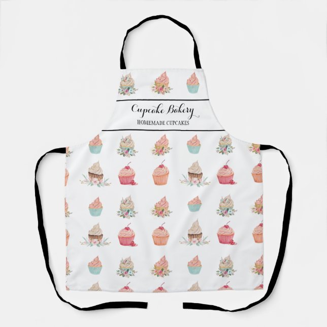 Cookies Cupcakes Bakery Sweets Apron (Front)