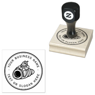 Cookies Custom Business Logo Large Rubber Stamp