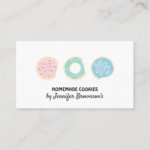 Cookies Doughnuts Sweet Treats Business Card