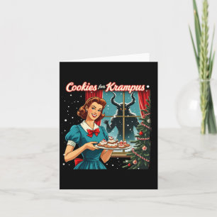 Cookies For Krampus Funny Christmas Xmas Krampus G Card