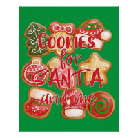 Cookies For Santa And Me - Christmas