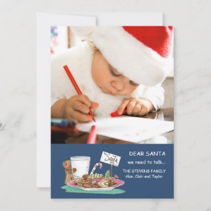 Cookies for Santa Photo Card