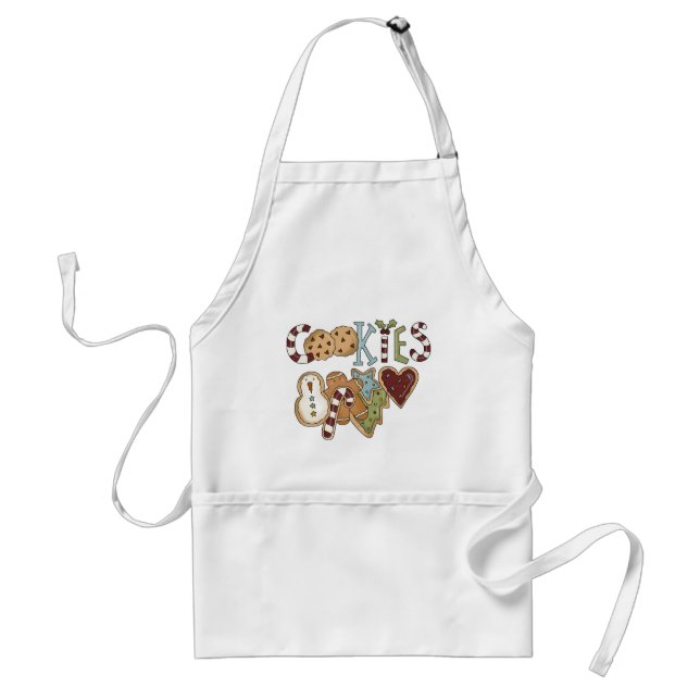 Cookies for Santa Tshirts and Gifts Standard Apron (Front)