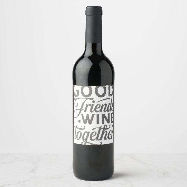 Cookies Make Everything Better Dessert Lover Baker Wine Label (Front)