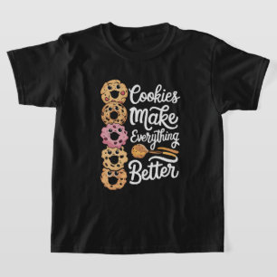 Cookies Make Everything Better Funny Christmas T-Shirt