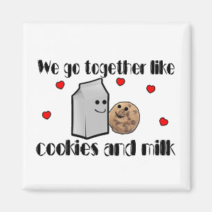 Cookies & Milk Love Magnet