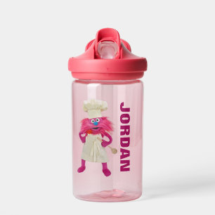 Cookie's Monster Food Truck   Gonger Add Your Name Water Bottle