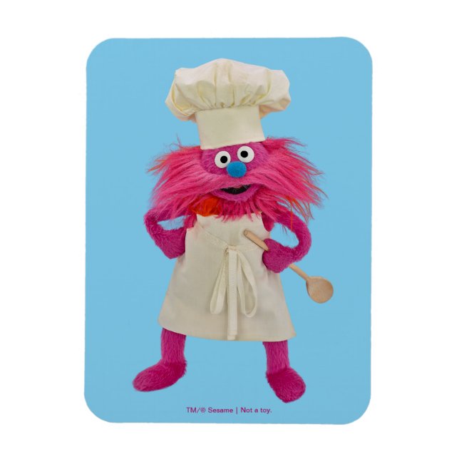 Cookie's Monster Food Truck | Gonger Posing Magnet (Vertical)