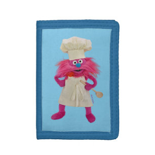 Cookie's Monster Food Truck   Gonger Posing Trifold Wallet