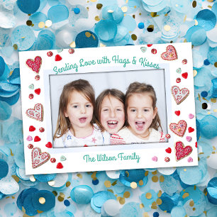 Cookies n Candy Hugs n Kisses Valentines Day Card