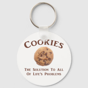 Cookies solve Problems Key Ring
