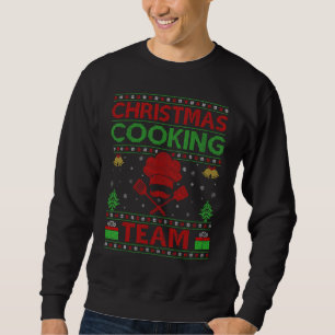 Cookies Squad Cooking Chef Christmas Cooking Team  Sweatshirt