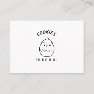 Cookies the best of all business card