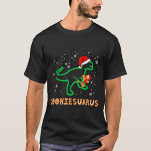 Cookiesaurus Christmas Dinosaur Rex Sugar Cookie  T-Shirt