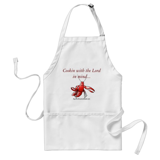 Cookin with The Lord in mind Customise it Standard Apron (Front)
