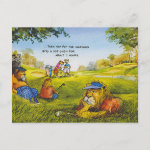 Cooking Advice Postcard